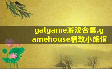galgame游戏合集,gamehouse精致小旅馆
