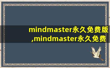 mindmaster永久免费版,mindmaster永久免费版包包
