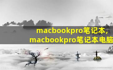 macbookpro笔记本,macbookpro笔记本电脑